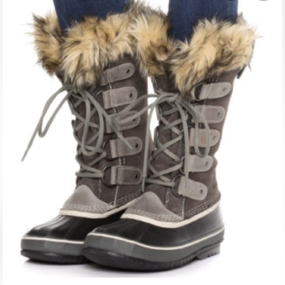 Sorel Joan of Arctic Fur Trim Boots 7 - Picture 2 of 11